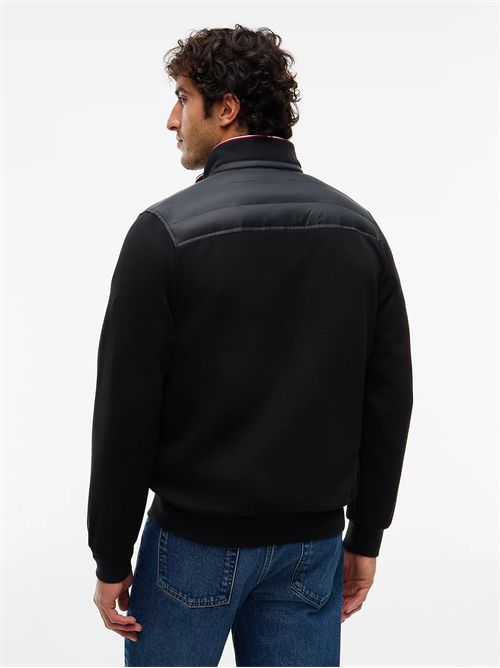 Felpa in maglia tecnica con zip integrale TOMMY HILFIGER | MW0MW41329/BDS